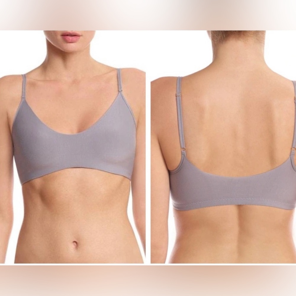 NWT Commando Butter Yoga Bralette Bra S Pebble, Austrian Modal Soft Stretch